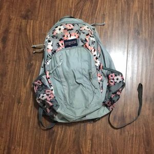 Jan sport flower backpack